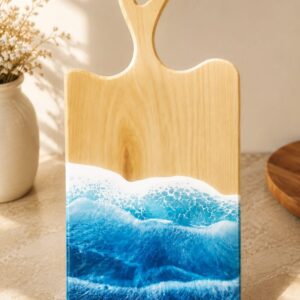 Beech-Ocean Vawe Cutting Board “C”