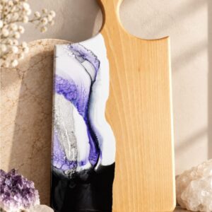 Amethyst flow- Beech Cutting Board