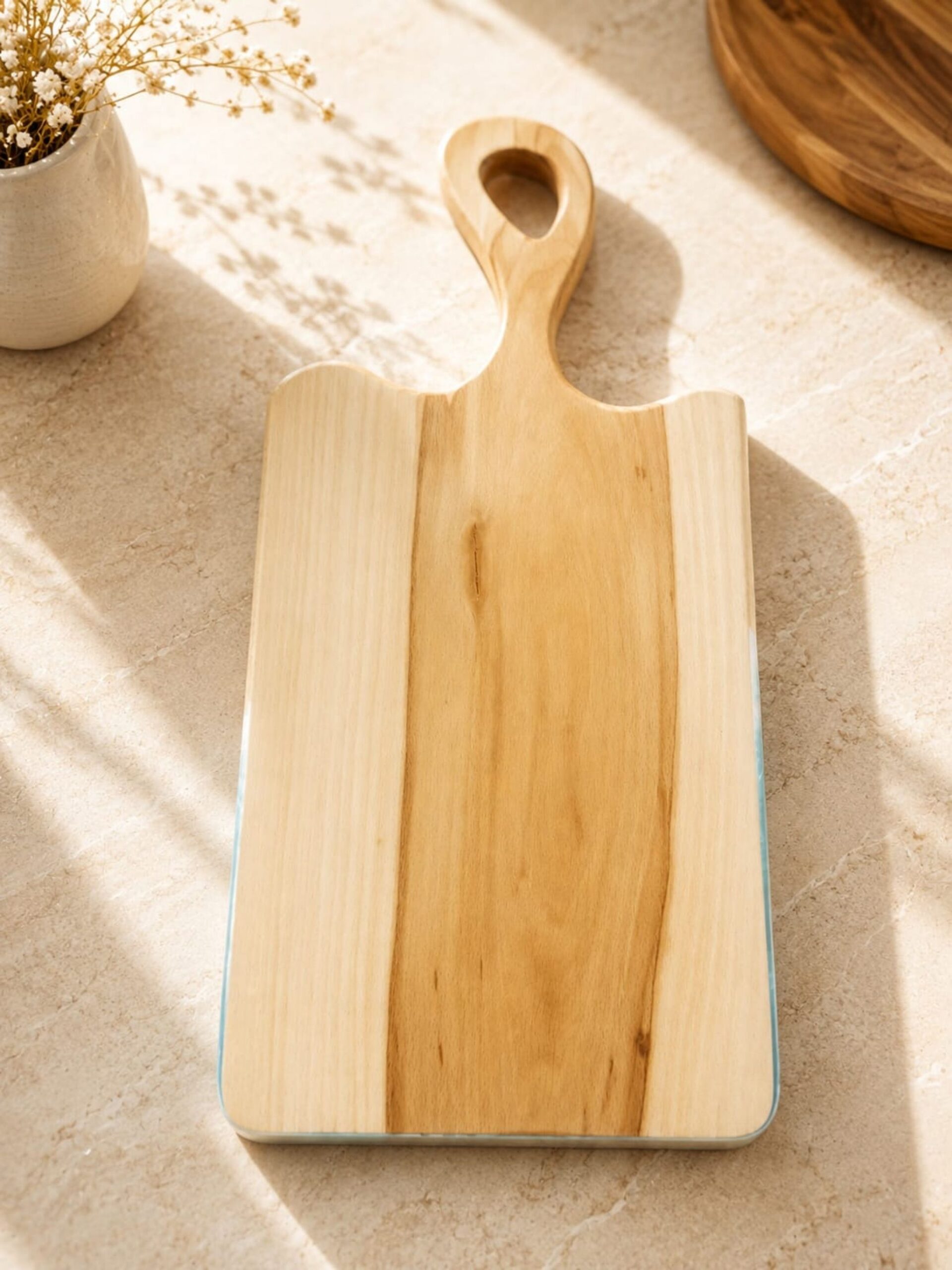 Beech-Ocean Vawe Cutting Board “C” - Image 3