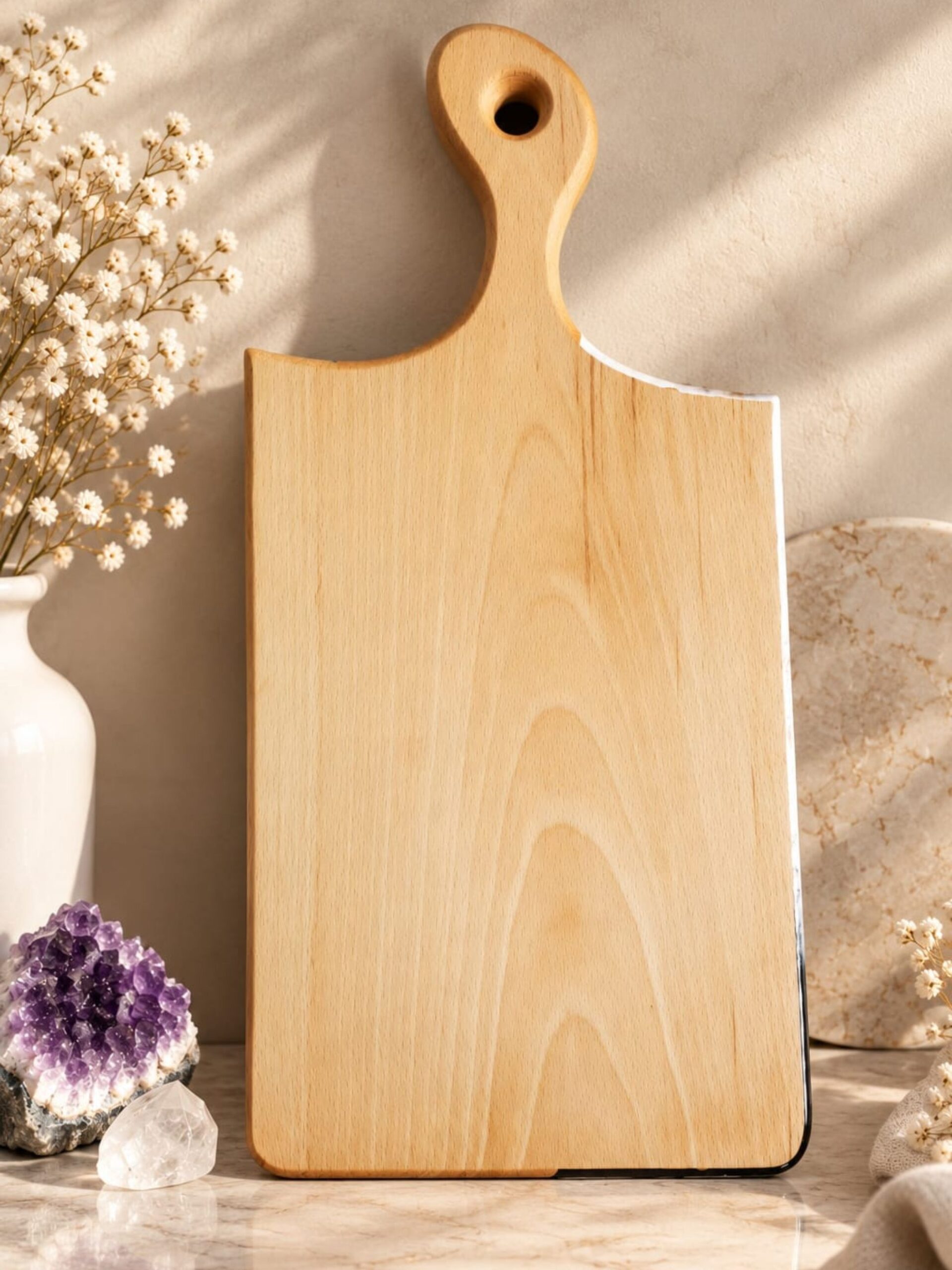 Amethyst flow- Beech Cutting Board - Image 4